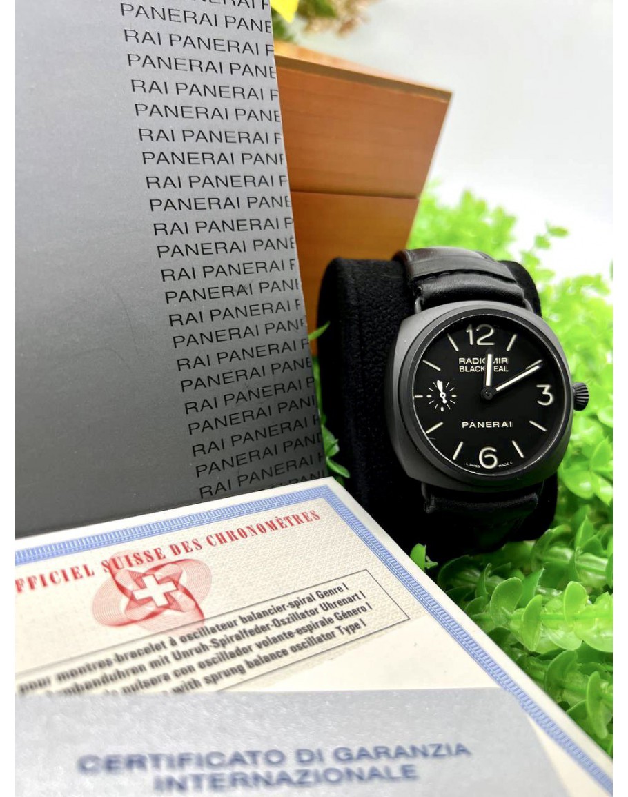 PANERAI RADIOMIR BLACK SEAL OP6723 WATCH 45MM FULL SET